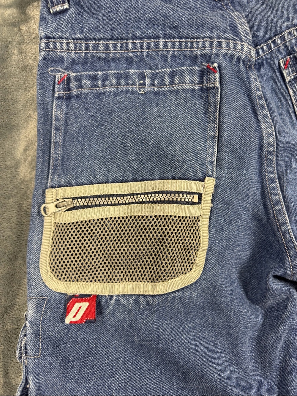 PACO Jeans VINTAGE 90s - Y2K Baggy Skater Utility Cargo Denim Jeans - Picture 14 of 15